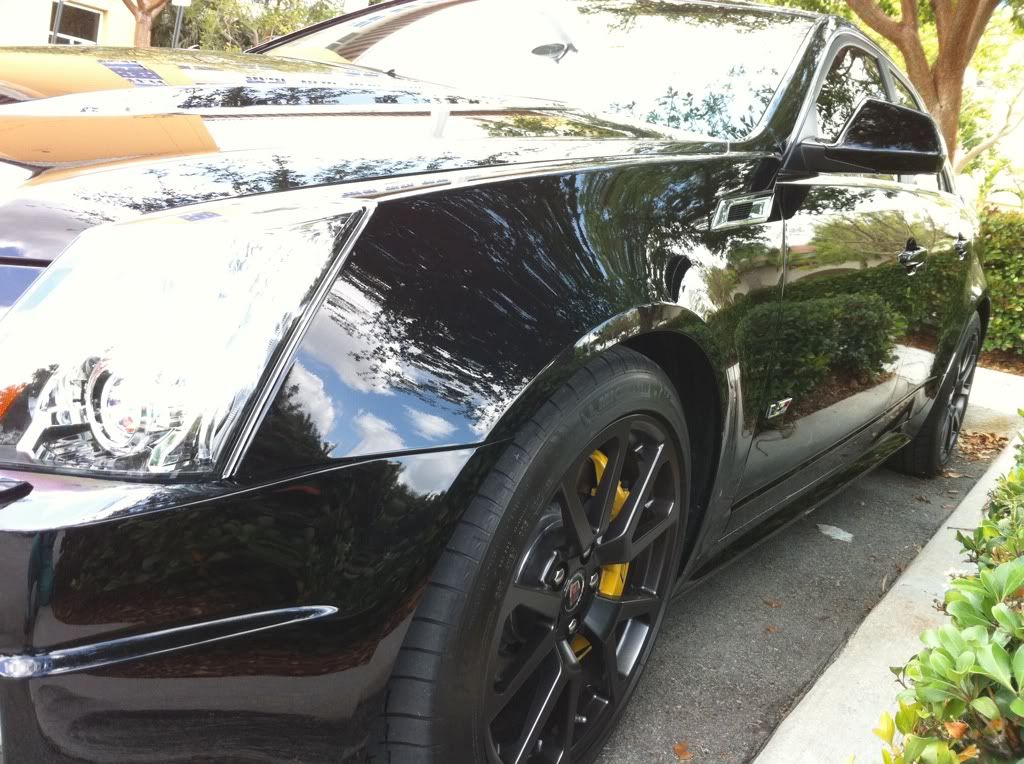 New 2011 V sedan, 1st coat of Zaino Cadillac Owners Forum