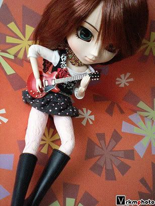Cartoon Girl Guitar. guitar girl doll Girls corner