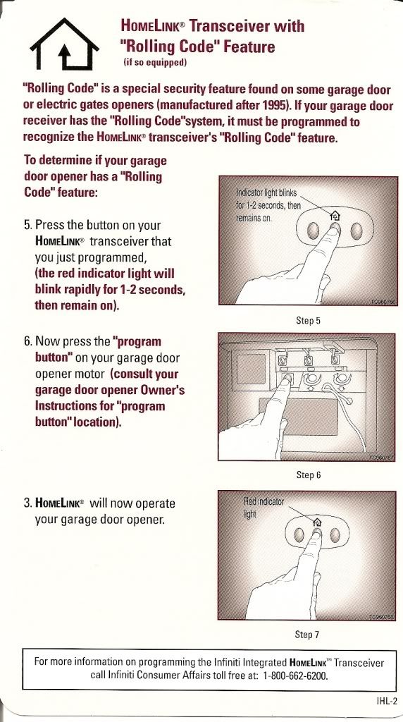 How to program nissan 350z garage door opener #5