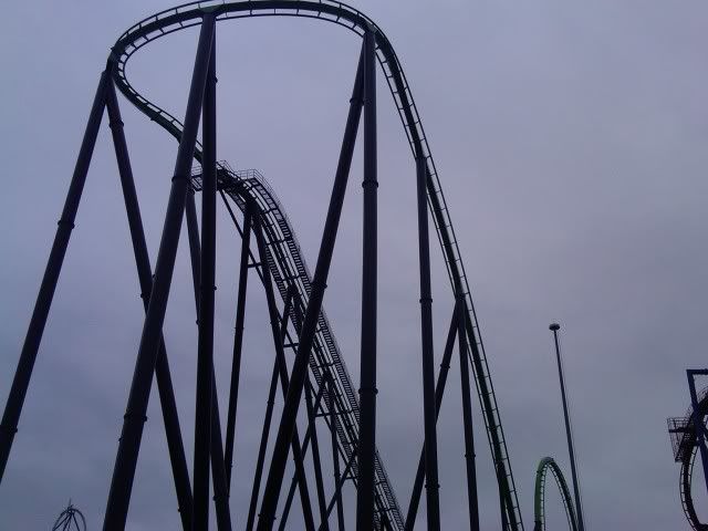 six flags great adventure green lantern. Green Lantern#39;s track is