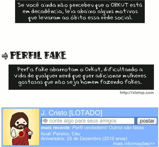 Motivos da morte do ORKUT