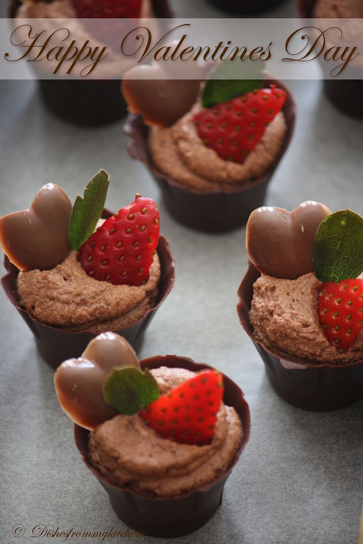 Dishesfrommykitchen: HAPPY VALENTINES DAY !!! CHOCOLATE MOUSSE FILLED ...