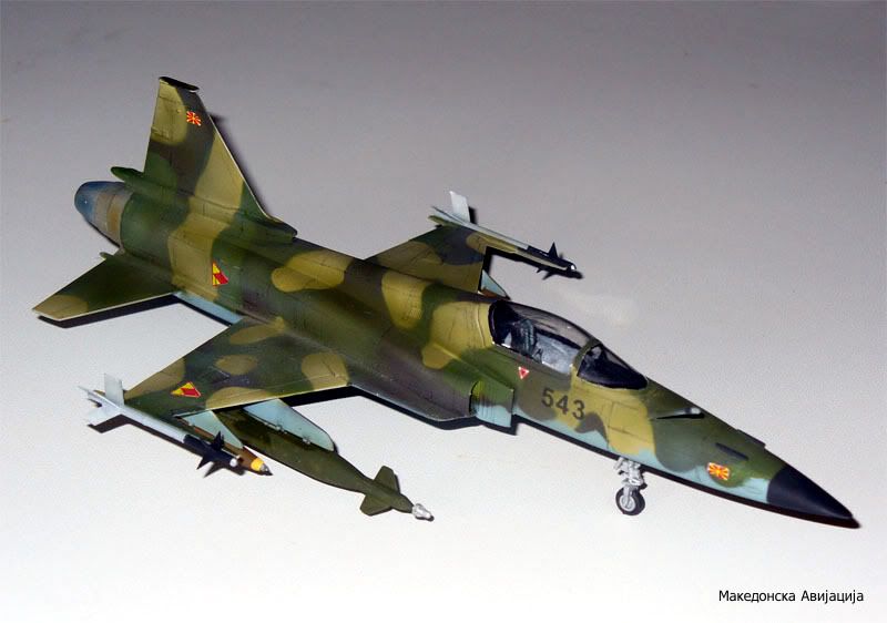 Историја на борбениот авион F-20 во Македонското Воено Воздухопловство