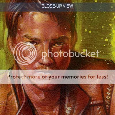 of The Seeker Richard Cypher Lep Sketch Card by Jeff Lafferty