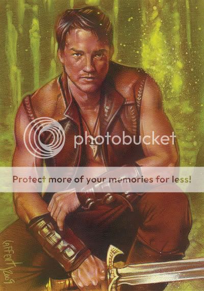 of The Seeker Richard Cypher Lep Sketch Card by Jeff Lafferty