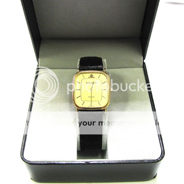 Baume & Mercier 18k Gold Swiss Made Quartz  