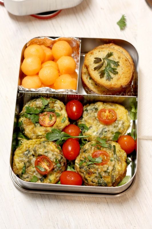 Dishesfrommykitchen: KIDS LUNCH BOX - KALE ASPARAGUS FRITTATA AND ...